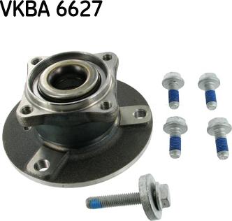 SKF VKBA 6627 - Подшипник ступицы, комплект autosila-amz.com