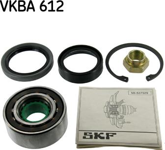 SKF VKBA 612 - Комплект подшипника ступицы колеса autosila-amz.com