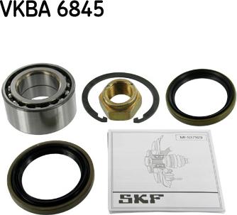 SKF VKBA 6845 - Комплект подшипника ступицы колеса autosila-amz.com