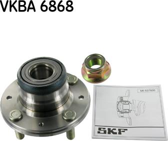 SKF VKBA 6868 - Комплект подшипника ступицы колеса autosila-amz.com