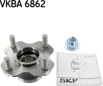SKF VKBA 6862 - Комплект подшипника ступицы колеса autosila-amz.com