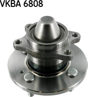 SKF VKBA 6808 - Комплект подшипника ступицы колеса autosila-amz.com