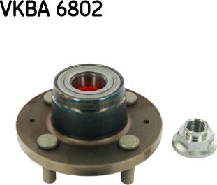 SKF VKBA 6802 - Комплект подшипника ступицы колеса autosila-amz.com