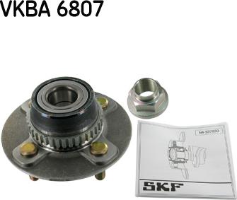 SKF VKBA 6807 - Ступица колеса, поворотный кулак autosila-amz.com