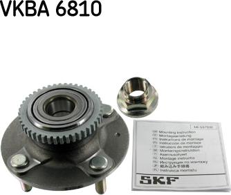 SKF VKBA 6810 - Ступица колеса, поворотный кулак autosila-amz.com