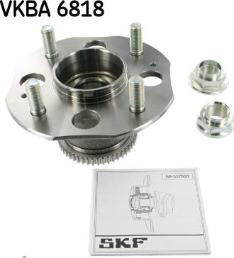 SKF VKBA 6818 - Комплект подшипника ступицы колеса autosila-amz.com