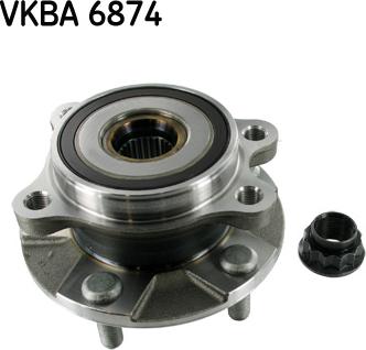 SKF VKBA 6874 - Комплект подшипника ступицы колеса autosila-amz.com