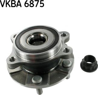 SKF VKBA 6875 - к-кт подшипника ступ. пер.\ Toyota Corolla/RAV 4 2.0/2.2D 02> с ABS autosila-amz.com