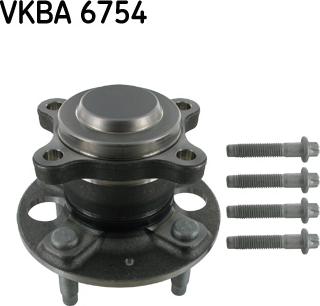 SKF VKBA 6754 - Комплект подшипника ступицы колеса autosila-amz.com