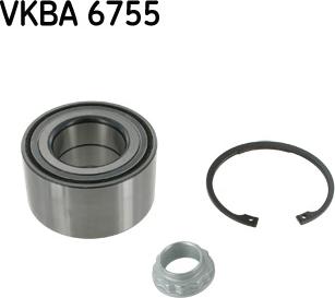 SKF VKBA 6755 - Комплект подшипника ступицы колеса autosila-amz.com