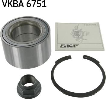 SKF VKBA 6751 - Комплект подшипника ступицы колеса autosila-amz.com