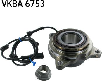 SKF VKBA 6753 - Комплект подшипника ступицы колеса autosila-amz.com