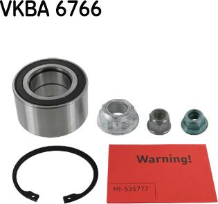 SKF VKBA 6766 - Комплект подшипника ступицы колеса autosila-amz.com