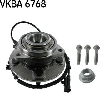 SKF VKBA 6768 - Комплект подшипника ступицы колеса autosila-amz.com
