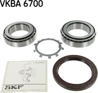 SKF VKBA 6700 - Комплект подшипника ступицы колеса autosila-amz.com