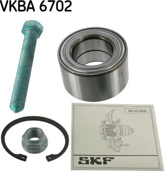 SKF VKBA 6702 - Комплект подшипника ступицы колеса autosila-amz.com