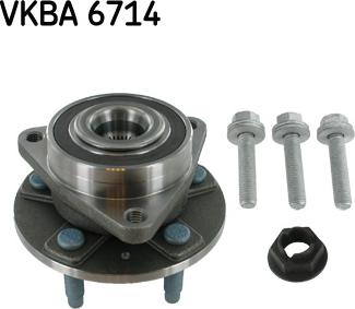 SKF VKBA 6714 - Комплект подшипника ступицы колеса autosila-amz.com