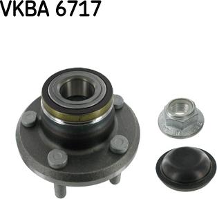 SKF VKBA 6717 - Комплект подшипника ступицы колеса autosila-amz.com