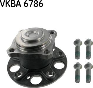 SKF VKBA 6786 - Комплект подшипника ступицы колеса autosila-amz.com