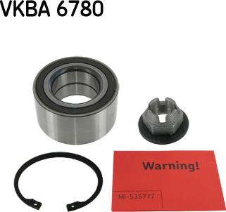 SKF VKBA 6780 - Комплект подшипника ступицы колеса autosila-amz.com