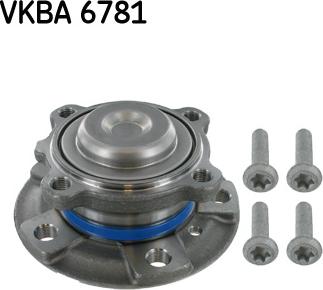 SKF VKBA 6781 - Комплект подшипника ступицы колеса autosila-amz.com