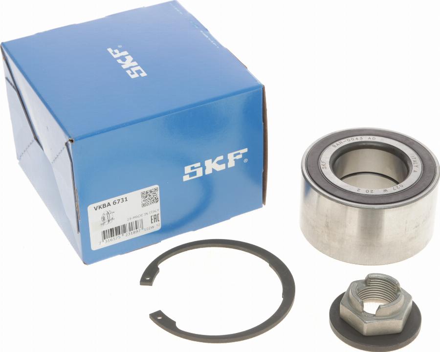 SKF VKBA 6731 - Комплект подшипника ступицы колеса autosila-amz.com