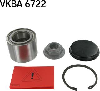 SKF VKBA 6722 - Комплект подшипника ступицы колеса autosila-amz.com