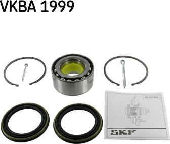 SKF VKBA 1999 - Комплект подшипника ступицы колеса autosila-amz.com