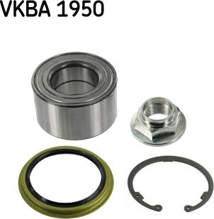 SKF VKBA 1950 - 15/03=R170.22=K-19/05=F941700!к-кт подшипника ступ.\Mazda626 2.24WD/323/MX3 BG/BA/BJ 89> autosila-amz.com