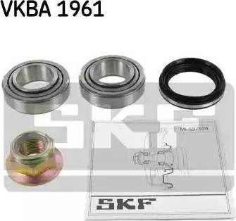 SKF VKBA 1961 - Комплект подшипника ступицы колеса autosila-amz.com