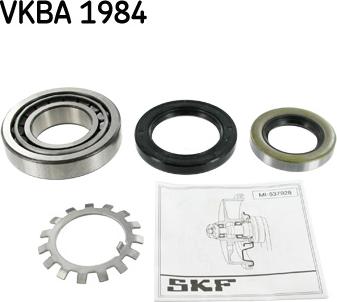 SKF VKBA 1984 - Комплект подшипника ступицы колеса autosila-amz.com