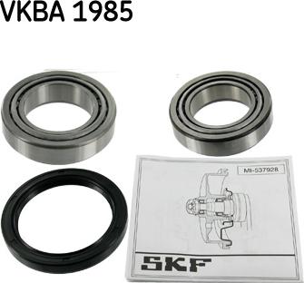 SKF VKBA 1985 - Комплект подшипника ступицы колеса autosila-amz.com