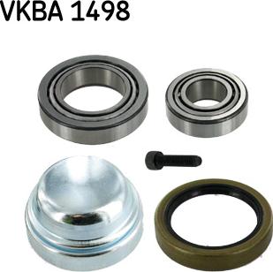 SKF VKBA 1498 - Комплект подшипника ступицы колеса autosila-amz.com