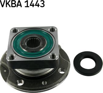 SKF VKBA 1443 - Комплект подшипника ступицы колеса autosila-amz.com