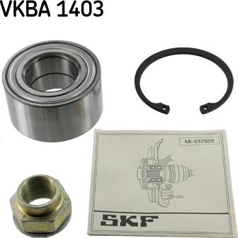 SKF VKBA 1403 - Комплект подшипника ступицы колеса autosila-amz.com