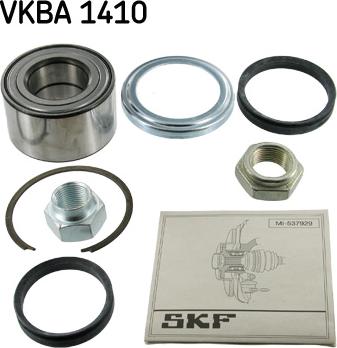 SKF VKBA 1410 - Комплект подшипника ступицы колеса autosila-amz.com