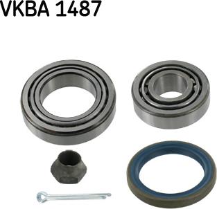 SKF VKBA 1487 - Комплект подшипника ступицы колеса autosila-amz.com