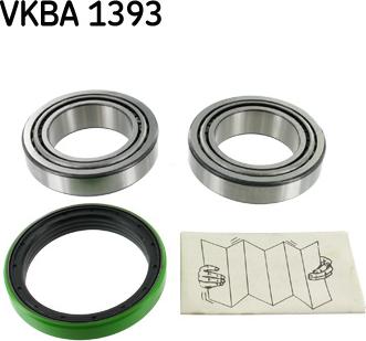 SKF VKBA 1393 - Комплект подшипника ступицы колеса autosila-amz.com
