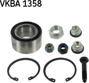 SKF VKBA 1358 - к-кт подшипника ступицы передней!\ VW Golf/Vento/Passat 88-99 autosila-amz.com