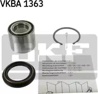 SKF VKBA 1363 - Комплект подшипника ступицы колеса autosila-amz.com