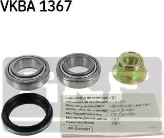 SKF VKBA 1367 - Ступица колеса, поворотный кулак autosila-amz.com