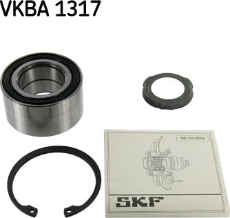 SKF VKBA 1317 - Комплект подшипника ступицы колеса autosila-amz.com