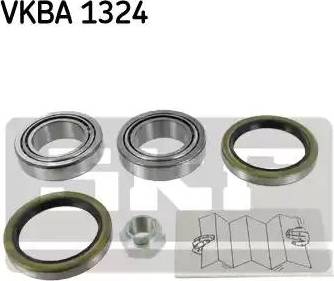 SKF VKBA 1324 - Комплект подшипника ступицы колеса autosila-amz.com