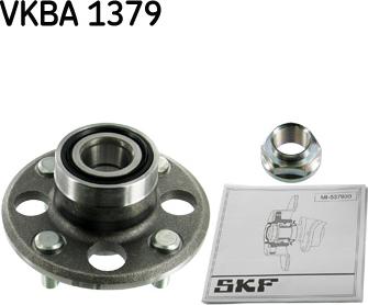 SKF VKBA 1379 - Комплект подшипника ступицы колеса autosila-amz.com