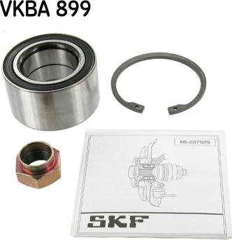 SKF VKBA 899 - Комплект подшипника ступицы колеса autosila-amz.com