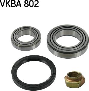 SKF VKBA 802 - Комплект подшипника ступицы колеса autosila-amz.com