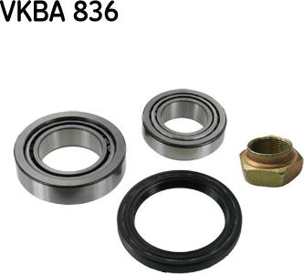 SKF VKBA 836 - Комплект подшипника ступицы колеса autosila-amz.com