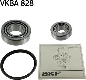 SKF VKBA 828 - Комплект подшипника ступицы колеса autosila-amz.com
