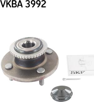 SKF VKBA 3992 - Комплект подшипника ступицы колеса autosila-amz.com