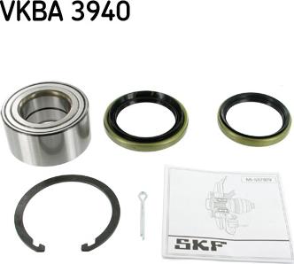 SKF VKBA 3940 - Комплект подшипника ступицы колеса autosila-amz.com